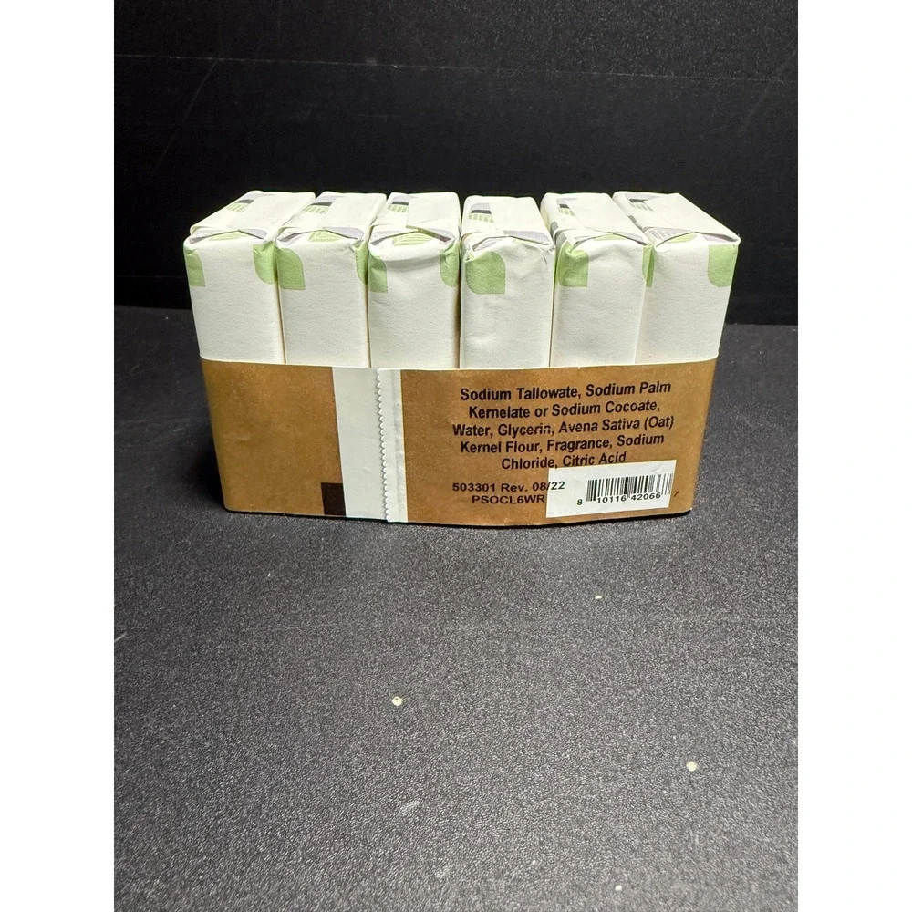 Pure Selects Coconut Lime Verbena Luxury Bar Soap 3 oz 6 Pack Made in USA NEW